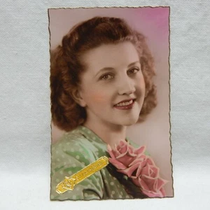 FEMALE PORTRAIT, FRANCE, RPPC POSTCARD - Picture 1 of 2