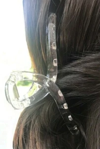 *NEW* Clear 3 1/2'' Hair Clip - Picture 1 of 1