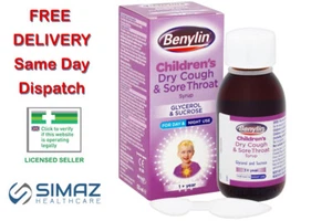 BENYLIN CHILDREN'S DRY COUGH & SORE THROAT SYRUP FOR 1+ YEAR 125ML - Picture 1 of 1
