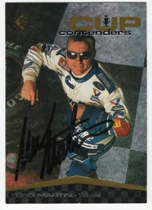 MARK MARTIN SIGNED AUTOGRAPH NASCAR 1995 UPPER DECK SP CUP CONTENDERS CARD #5 - Picture 1 of 1