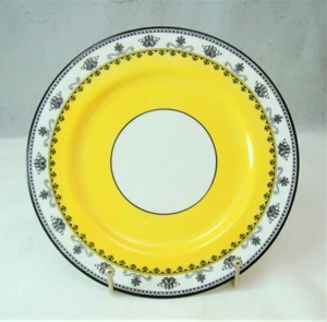 Aynsley 3268 (Art Deco Yellow/Black/White) Dessert Plate(s) - Picture 1 of 5