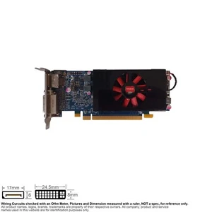 Controller Grafikkarte DVI Displayport PCIe AMD Radeon 109-C33457-00 Dell 0KFWWP - Bild 1 von 4