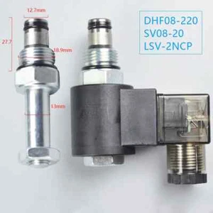 DHF08-220 Hydraulic Threaded Cartridge Solenoid Valve 2-Position 2-Way - Picture 1 of 10
