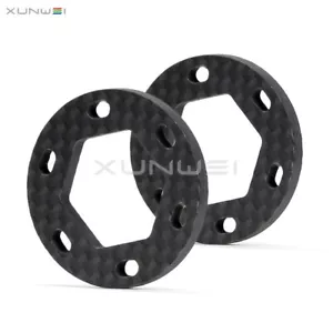 87055 Carbon Fiber Dual Fiberglass Brake Disk fit RC 1:8 HPI Savage X XL 4.6 5.9 - Picture 1 of 8