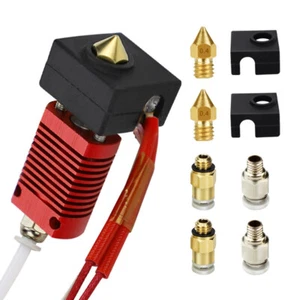 9x DIY 0.4mm MK8 Nozzle Extruder Hot End Kit for Creality Ender 3 Pro 3D Printer - Afbeelding 1 van 7