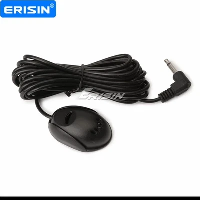 Erisin 3M External Mikrofon Standard 3.5mm Plug Für Autoradio GPS Navi PC Laptop - Bild 1 von 4