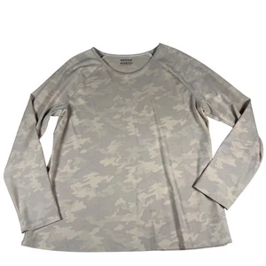 NWOT Spanx Long Sleeve Swim Shirt White Camo UPF 50+ Athletic Sports Outdoors - Picture 1 of 7