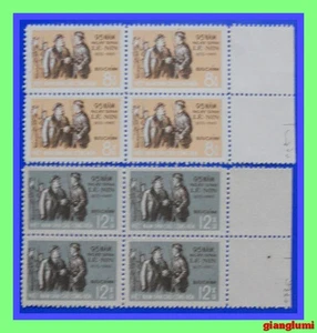Vietnam del Nord 95° anniversario nascita di V. I. Lenin Set 2 Blocchi 4 MNH NGAI - Foto 1 di 1
