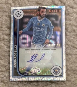 2024 Topps Merlin Bernardo Silva Wave Auto /150! - Picture 1 of 2