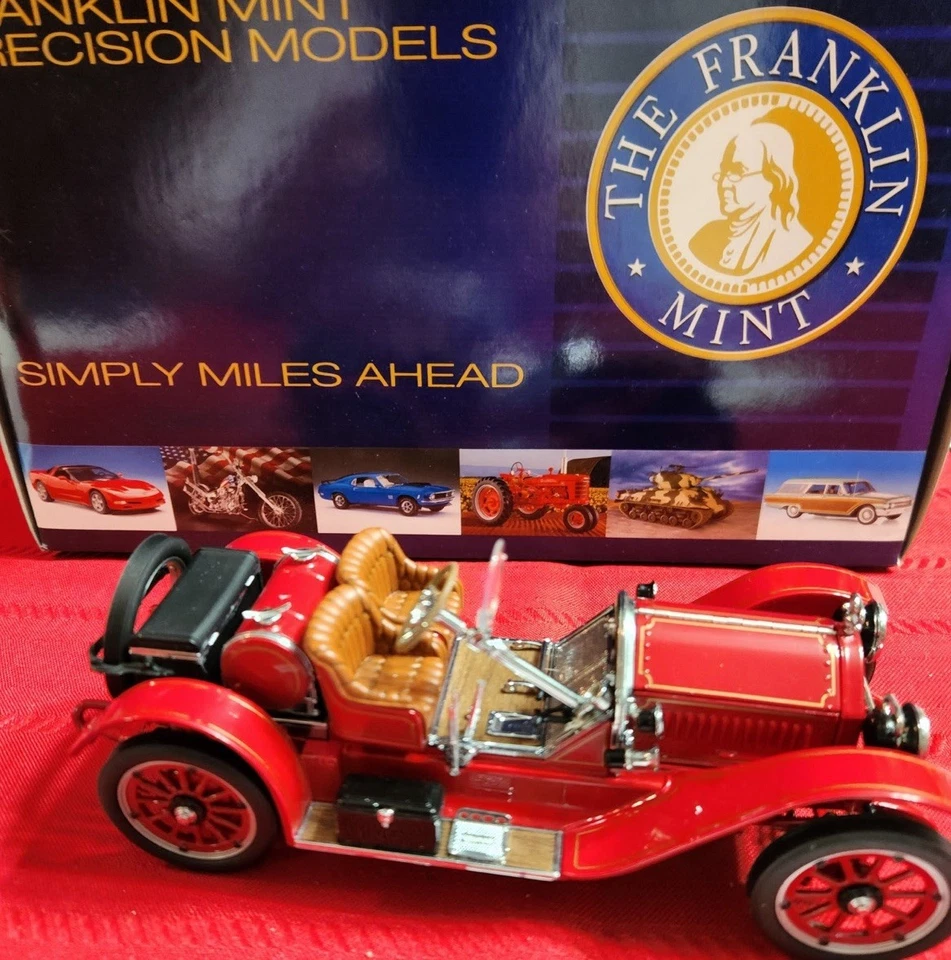 Franklin Mint 1915 Stutz Bearcat Speedster Red #249/2500 - Image 1 of 4