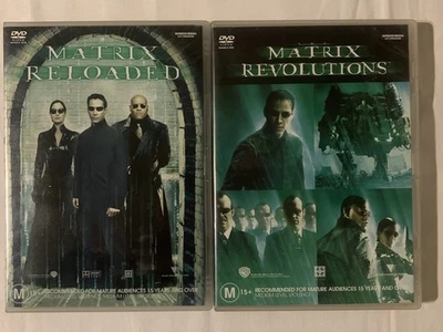 The Matrix DVDs x2 (The Matrix Reloaded + Revolutions) FREE Post | Keanu Reeves - image 1 of 4