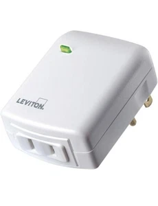 Leviton Decora Smart Plug-in Dimmer, Zigbee zertifiziert, DG3HL-1BW, weiß - Bild 1 von 7
