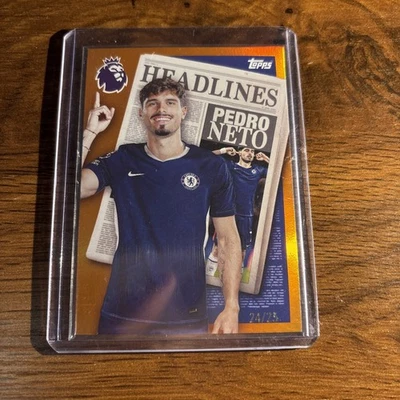 2025-26 Topps Premier League Pedro Neto Orange /25 Headliners - Image 1 of 2