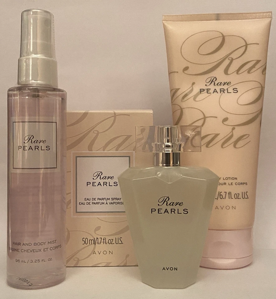 Avon Rare Pearls eau de parfum spray with body lotion + hair & body mist - Image 1 of 1