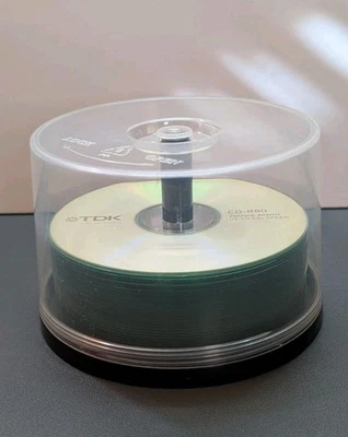 Discos en blanco grabables TDK CD-R80 CD-R 30 restantes 700 MB hasta 52x - Leer descripción Foto 1 de 4