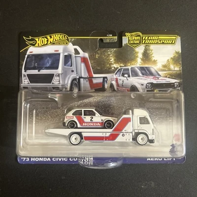 Hot Wheels 2025 Team Transport 73 Honda Civic Custom & Aero Lift ¡Nuevo! Foto 1 de 3