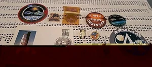 Vintage NASA Stickers Pins Coin Lot Of 10 Lot F  - Picture 1 of 24