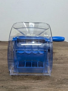 Royal Sovereign MS-1 klar blau manuelle Handkurbel Münzsortierer Zähler getestet - Bild 1 von 8