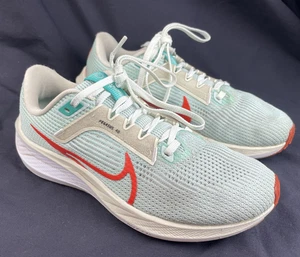 Nike Air Zoom Pegasus 40 Para Mujer Talla 6.5 Zapatos para Correr Jade Hielo Picante Rojo - Imagen 1 de 11