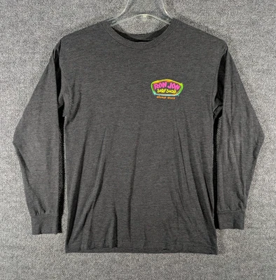 Camiseta Ron Jon Surf Shop Mediana Naranja Playa Manga Larga Gris Colorido Logo Foto 1 de 4