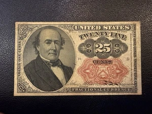 1874 25¢ Cents Fifth Issue U.S. Fractional Currency NT1691 - Picture 1 of 2