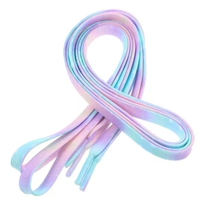 Cordones degradados niños estampado tie-dye zapatillas cordones teñidos - Imagen 1 de 12