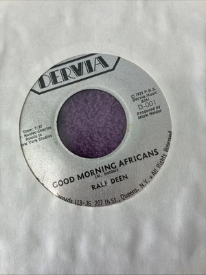 RALF DEEN GOOD MORNING AFRICANS/ESCAPE DERVIA LBL (1972) VG+ - Image 1 of 3
