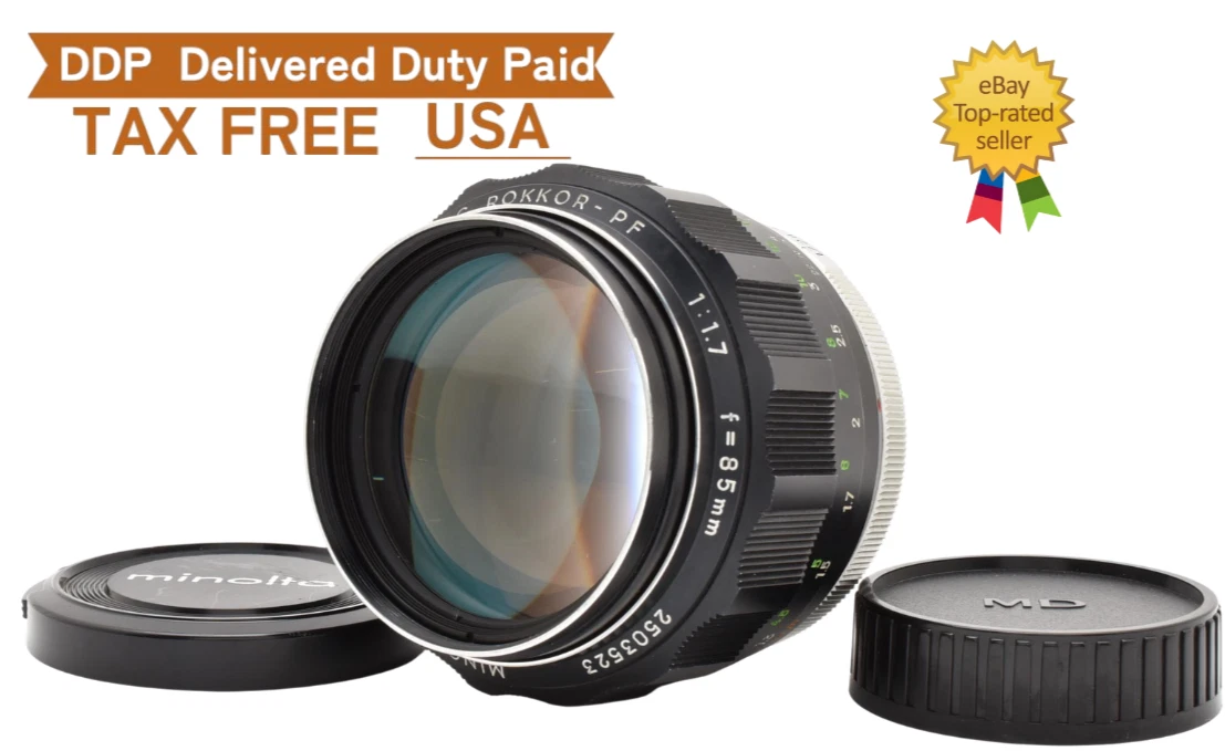 Minolta Rokkor PF 85mm Camera Lenses for sale | eBay