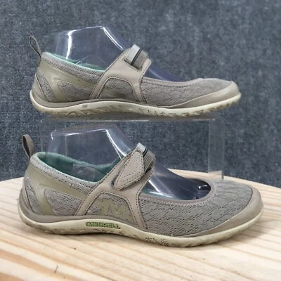 Merrell Shoes Womens 8 Encore Mary Jane Gray Hook & Loop Comfort Round J53154 - Image 1 of 4