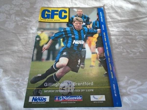 Gillingham v Brentford Nationwide League Division 2 Programme 29/4/00 - Picture 1 of 1