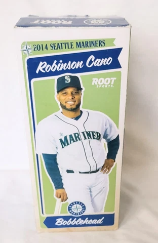 Robinson Cano Bobblehead 2014 Seattle Mariners MLB Bobble Head in Box Cover