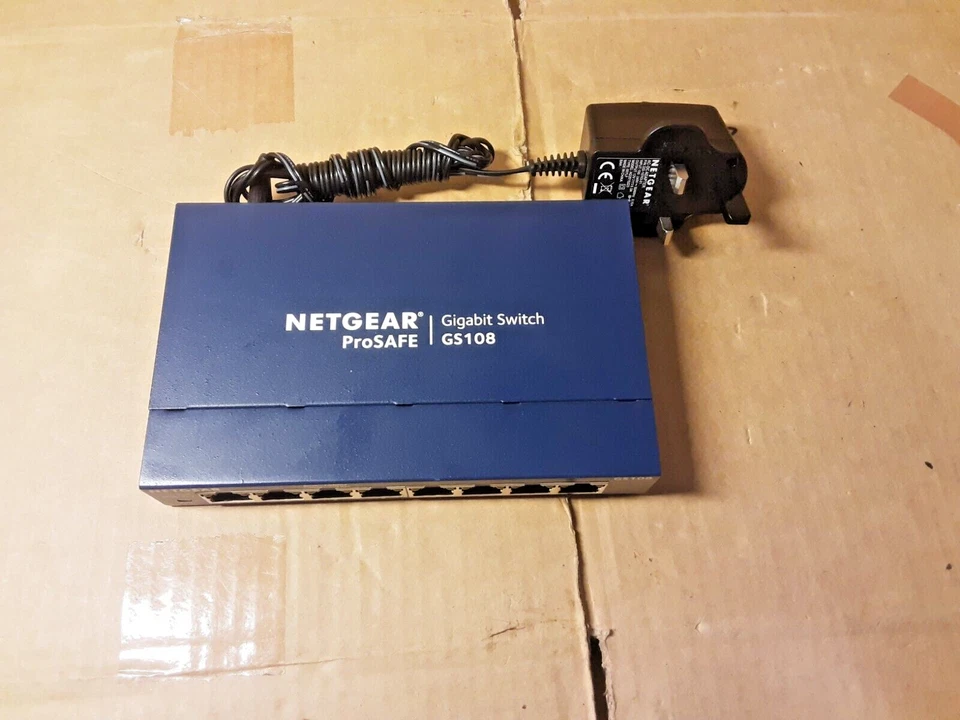 Netgear GS108v4 ProSAFE 8 Port Gigabit Network Switch - Image 1 of 4
