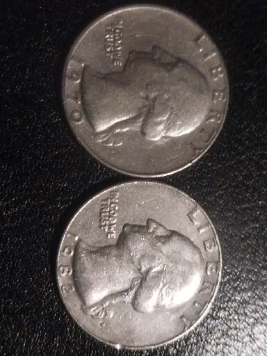 1970 D Liberty Quarter And A 1982 P Liberty Quarter   Both DDO And Rear DD - Image 1 of 4