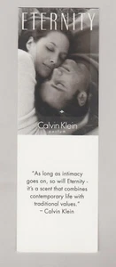 Carte Publicitaire + patch - advertising card - Eternity de Calvin Klein - Picture 1 of 1