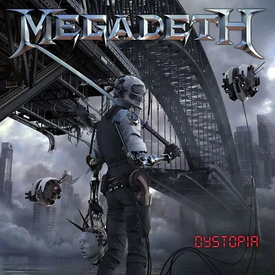 MEGADETH Dystopia BANNER HUGE 4X4 Ft Fabric Poster Tapestry Flag album cover art - Image 1 of 3