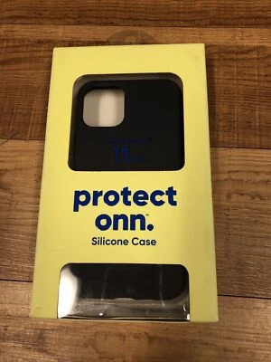 Protect Onn Iphone 11 Pro Silicone Case Navy Blue New In Package! - Image 1 of 3