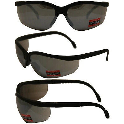 Global Vision Full Moon Safety Glasses Shatterproof Clear Mirror Lens - Image 1 of 1