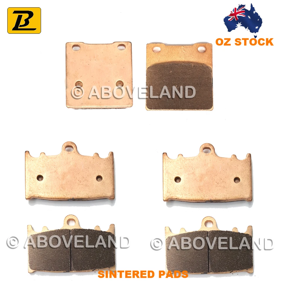 FRONT REAR Sintered Brake Pads For SUZUKI GSXR 600 SRAD 1997-2001 2002 2003 - Image 1 of 1