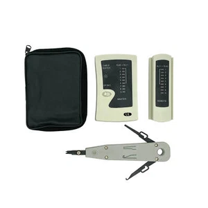 ProfiPatch Set LSA-Anlegewerkzeug Auflegewerkzeug + Netzwerktester Kabeltester - Bild 1 von 12
