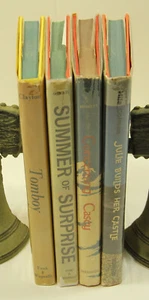 4 Vtg Teen Girl Book Lot Julie Builds Her Castle~Tomboy~Summer of Surprise +1 - Picture 1 of 7