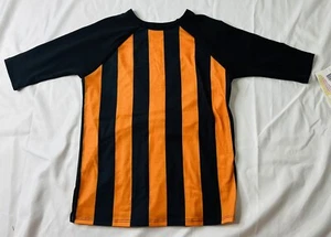 LuLaRoe, Unisex, orange and black striped, 3/4 sleeve shirt, Sloan Size 6 - Picture 1 of 7
