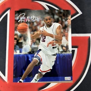 Richard Rip Hamilton Signed 8x10 Photo UConn Huskies Autographed Steiner CX - Picture 1 of 3