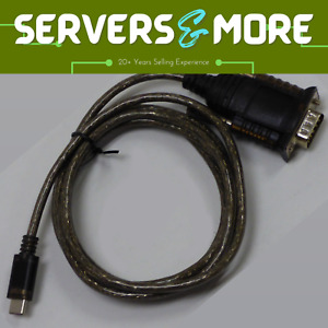 USB to Serial RS232 Adapter | USB C/M to DB9 /M 5ft (IC1103A) Win 11 Quality!