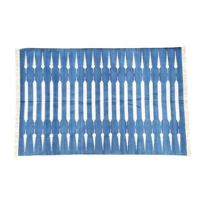 Alfombra tejida a mano vintage 5 x 8 alfombra tradicional de lana Kilim para sala de estar Foto 1 de 4