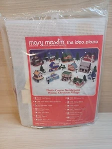 Mary Maxim Heritage House Exclusive Musical Village Needlepoint Kit 7405 C - Picture 1 of 4