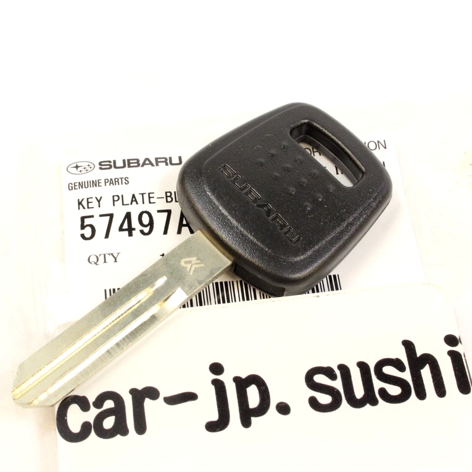 SUBARU Genuino GDB Impreza WRX STI Transpondedor Llave en Blanco Maestro Baja 57497AE000 Foto 1 de 4