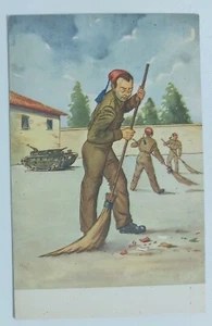 00117 65 Cartolina illustrata umoristica - Servizio di leva - Picture 1 of 4