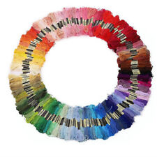 Lot 100 Multi Colors Cross Stitch Floss Cotton Thread Embroidery Sewing Skeins