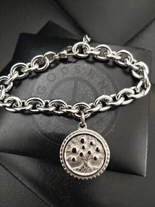 Pulsera Hombre Grande Personalizada Acero Árbol Familiar de la Vida, Regalo para Papá - Imagen 1 de 6