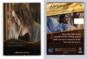 I Want You To Do It #15 Arrow Season 4 Silver Foil Cryptozoic Parallel Card - Picture 1 of 1